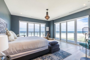 Elegant 6 BR Condo with Beach and City Views, 2 large balconies, Next to the Hangout!